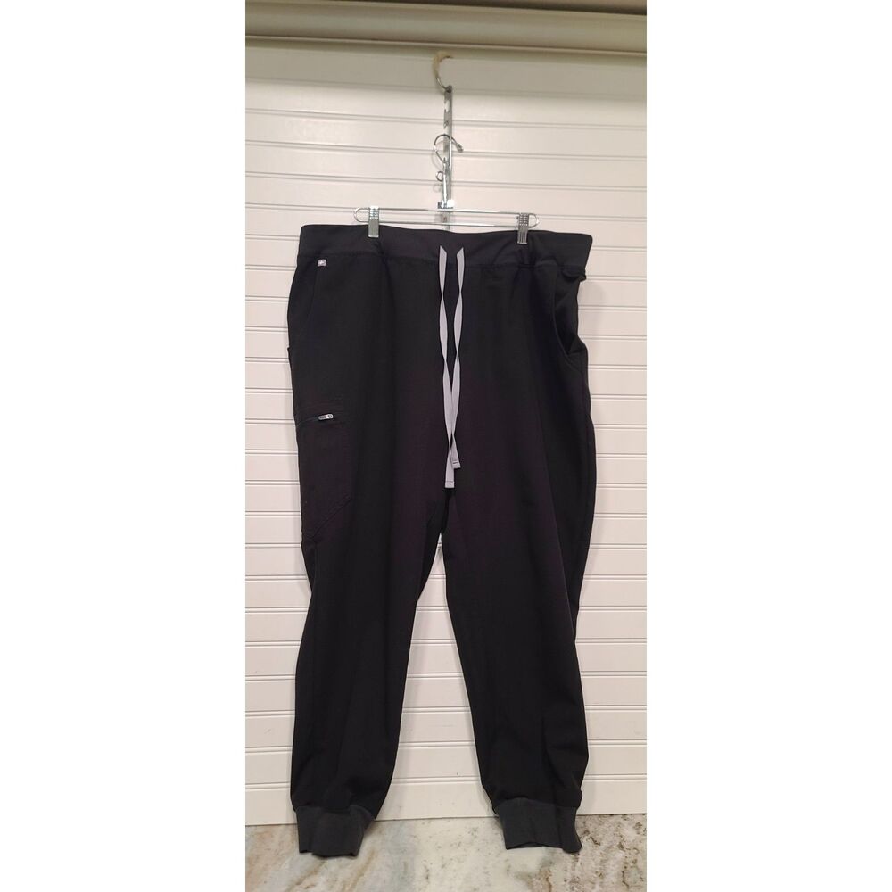 FIGS Technical Collections Black Scrub Pants Size 3XL